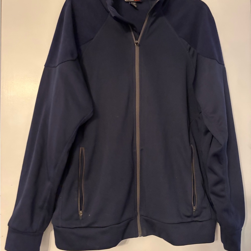 Men's Classic Navy Zip-Up Jacket